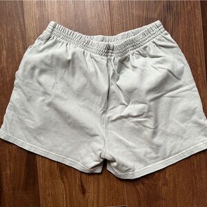 John Galt Grey Sweat shorts Casual Athletic loungewear coquette cottage brandy